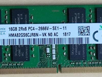 16GB DDR4  SO-DIMM SK hynix sülearvuti mälu
