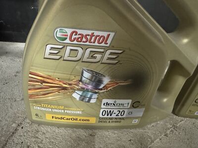 Castrol 0W-20 Edge mootoriõli 7,5L