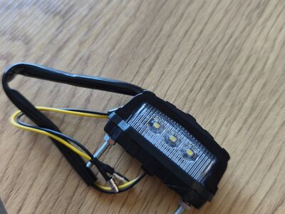 Mootorratta/mopeedi LED numbrituli 12v