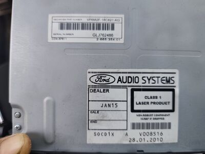 Ford mondeo 2009 raadio