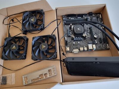 Emaplaat / i5-10400F / Vesijahutus / 3tk 120mm Fan