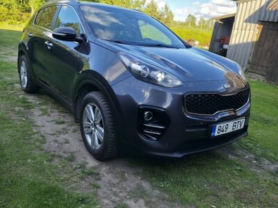 Kia Sportage 2017, 1.7CRDi 85kw, rega makstud.