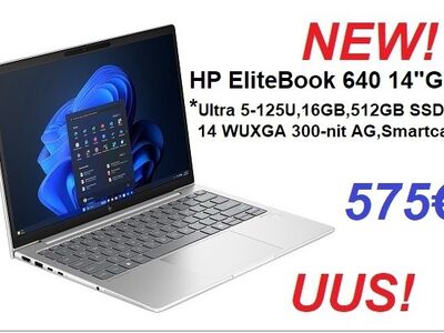 UUS HP EliteBook 640 G11 14" I5-125U 16/512GB