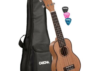 Sopran ukulele komplekt Cascha HH 2026