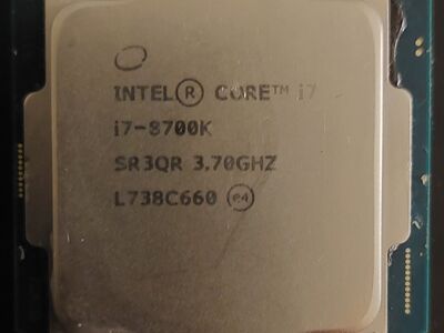 Intel i7-8700k
