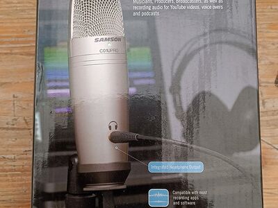 SAMSON C01U Pro USB profi stuudiomikrofon, UUS!
