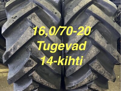 Mtz laiad esimesed rehvid: 16,0/70-20