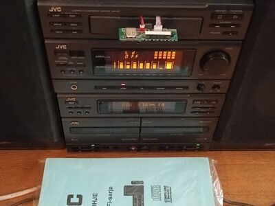 JVC CA-MX50BK + pult + dokumendid