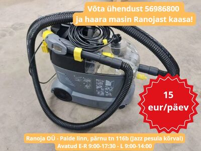 Tekstiilipesuri rent Paides, Järvamaal