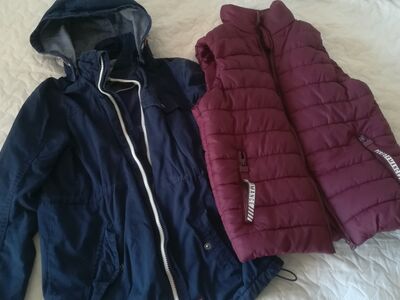 K/S jope ja vest poisile, 140-146cm