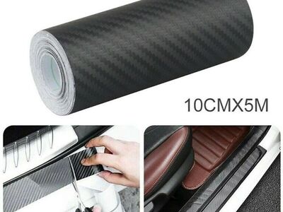 Carbon Fiber 3D Car Sticker 10cm*5m
