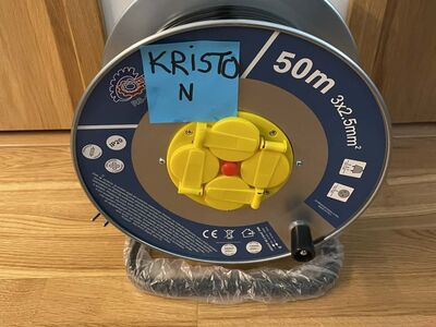 Pikendusjuhe poolil 50m 3x2.5mm2 ​2950w