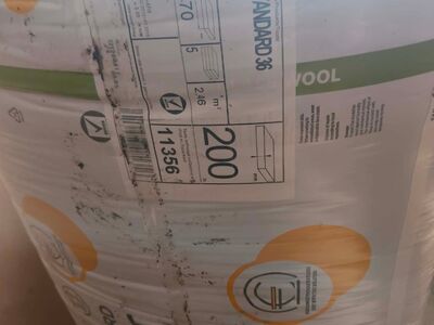 Isover klaasvill 200mm