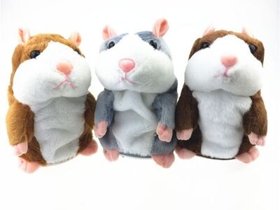 Rääkiv hamster, tumepruun/hall