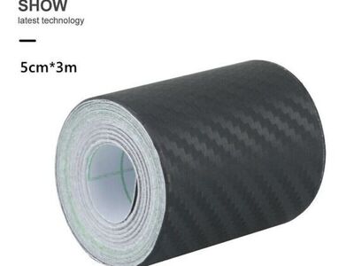 Carbon Fiber 3D Car Sticker 5cm*5m