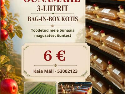 Пастеризованный яблочный сок 3 л