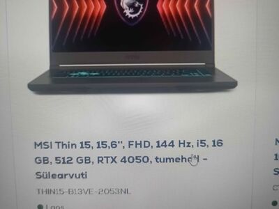 MSI mänguarvuti