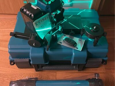 4D laser, töötab Makita 18v akudega