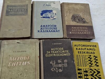 Auto,traktor,moto kirjandus
