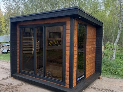 1-ruumiline saun termopuidust, UUS!