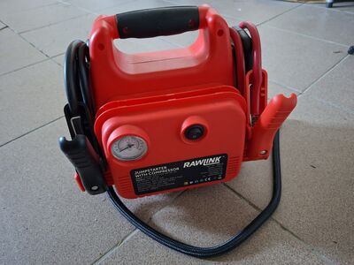 Jumpstarter with compressor