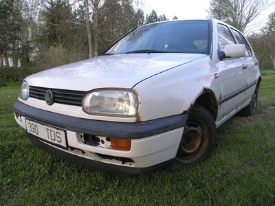 Golf 3 1,8 bensiin 55kW 1995 390 TDS