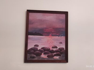 AKVARELL PAPIL "PÄIKSELOOJANG" VIIRMANN 1991