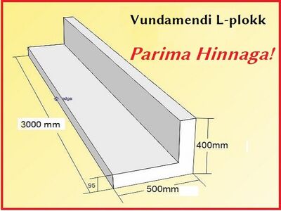 Parima hinnaga L-plokk EPS200 vundamendile