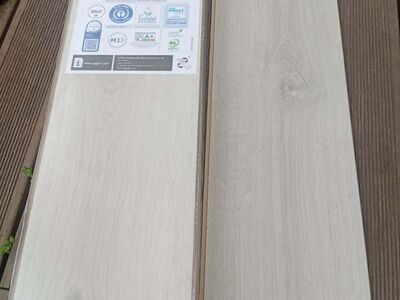 Laminaat parkett White Kolpino Oak 44m2