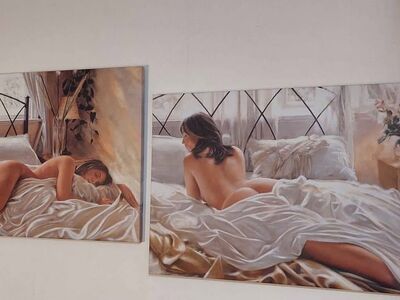 2 pilti, 60x80cm