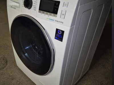 Pesumasin kuivatiga Samsung WD80J6400AW 8kg ja 6kg
