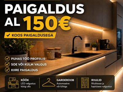 LED ribade paigaldus