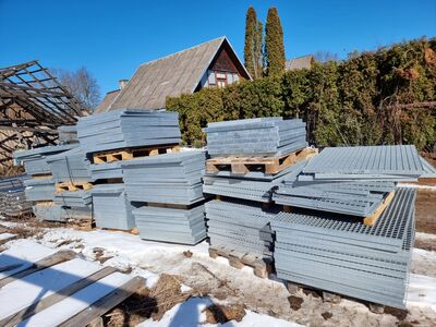 Platvormi keevisrestid, kuumtsingitud