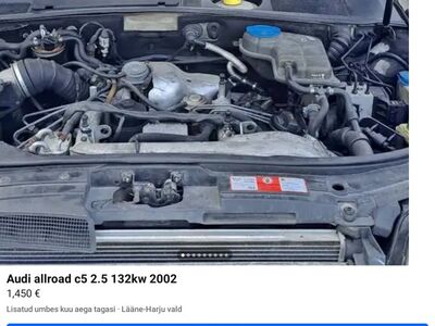 Audi A6 C5 2.5 120 kw mootor