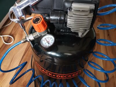 Black+Decker kompressor + Pneumaatiline püstol