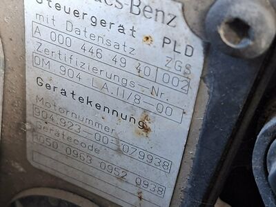 MB OM-904 mootor  koos käigukasti ja muuga