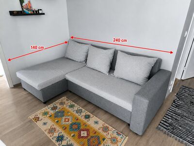 Ära anda nurgadiivan mõõtudega 240x140cm