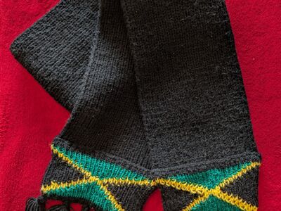 Jamaica / rasta / reggae kootud sall
