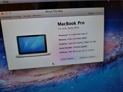 Macbook i7 arvuti