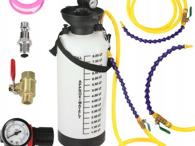 Pneumaatiline õlitäitja | Plastikust 8L