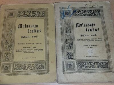 J. Jung "Muinasaja teadus Eestlaste maalt" I-II