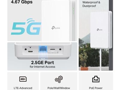 Modem TPLink NE200 5G, outdoor