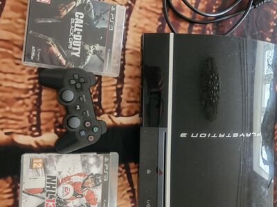Sony Ps3 Fat +2 mängu PlayStation 3