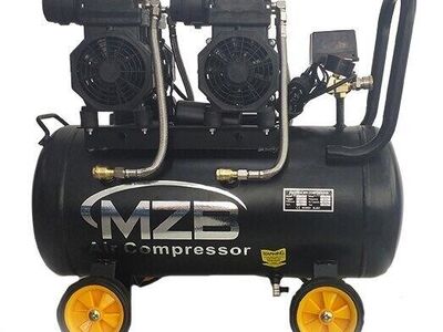 Õlivaba kompressor 2x0,75 kW 8 bar 50 L MZB