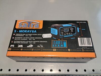 Automaatne akulaadija 12V 6A SATRA
