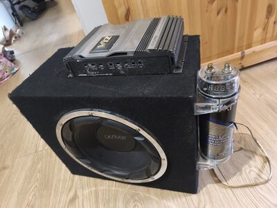Subwoofer+võimendi+kondekas