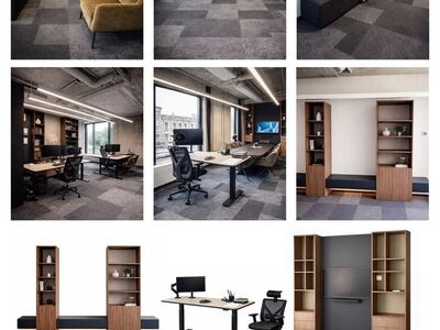Premium kontorimööbli komplekt kontorisse / cowork