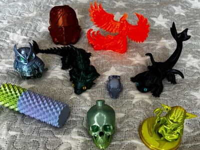 3D-printeriga tehtud mänguasjad
