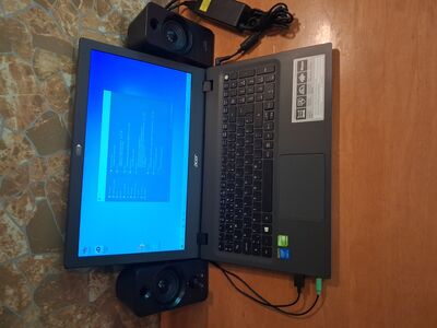 M/V sülearvuti Acer Aspire E15 ,kõlarid ja laadija