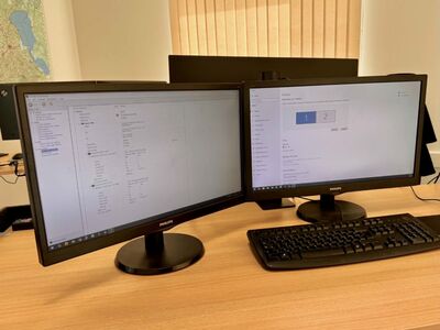 Philips 23,6" monitorid 2tk
